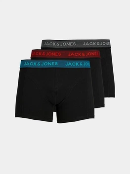 Набор трусов шорты мужской Jack & Jones 196217 XL 3 шт Черный (2200005174470)