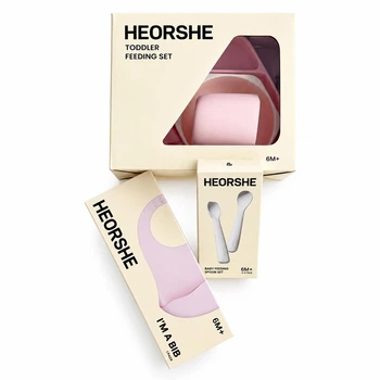 Набор для кормления HEORSHE Toddler Pink