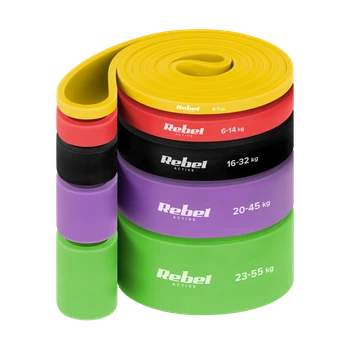 Набір еспандерів TPE REBEL Power Band PTs-1 4-55 kg 5 шт (RBA-3001-S5)