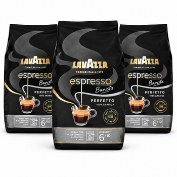 Кава в зернах Lavazza Espresso Barista Perfetto 100% Arabica 1 кг × 3 шт. (3 кг)