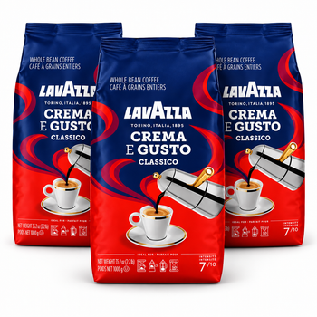 Кава в зернах Lavazza Crema e Gusto Classico 1 кг × 3 шт. (3 кг)