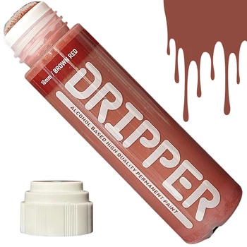 Маркер-сквизер Dope Dripper Brown Red (Темно-красный) 18 мм