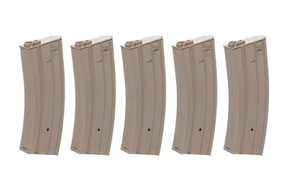 Набір магазинів Specna Arms Low-Cap 70 кульок, 5 шт., Flat Dark Earth