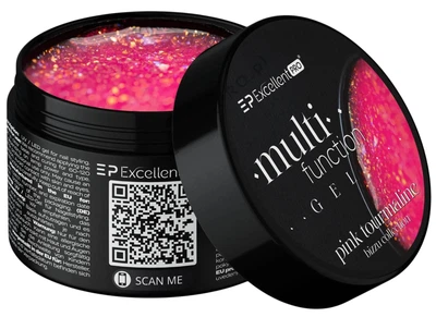 Żel budujący do paznokci Excellent Pro Multifunction Gel Pink Tourmaline 15 g (5903900443432)