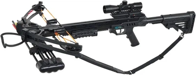 Арбалет блочний Man Kung XB52 Stalker KIT, чорний (під стріли 20”)