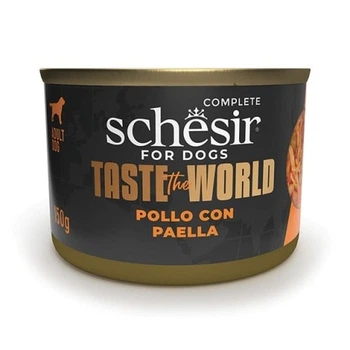 Корм для собак Schesir Шезір Taste the World Dog Wet Chicken Paella натуральні консерви для у соусі курка з паельєю 150 г