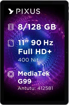 Планшет Pixus Titan 11″ 8/128 ГБ LTE Сірий
