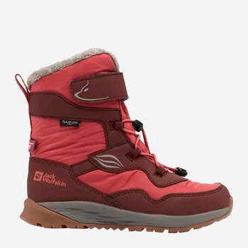 Подростковые зимние термо ботинки для девочки Jack Wolfskin Polar Bear-G Texapore High VC K A62143_2699 36 (3.5UK/4.5USA) 22.5 см Бордовые (4064886361873)