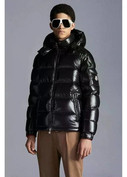Чоловіча куртка Moncler Maya матова пуховик чорний L 4460