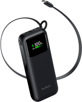УМБ Belkin BoostCharge 11000 mAh 60W Built-In USB-C Black (BPB041HQBK)