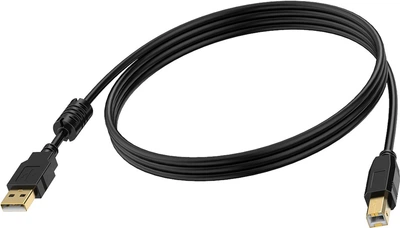 Кабель Vision USB Type-A - USB Type-B 2.0 2 m Black (TC 2MUSB/BL)