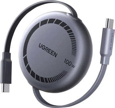Kabel Ugreen Type-C - USB Type-C 3.0 100 W 1 m Gray (6941876269051)