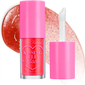 Блеск для губ Too Faced Kissing Jelly с шиммером 05 Sour Watermelon 4.5 мл (651986018680)
