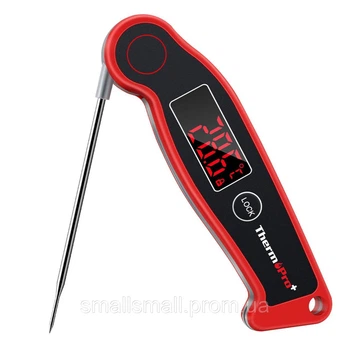 Термометр для м’яса ThermoPro TP19 миттєвий, термопара 2–3 с, складаний щуп, IPX6