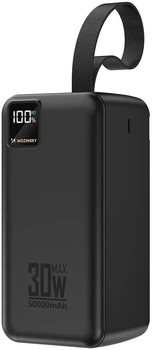 УМБ Wozinsky Herc 50 50000 mAh 30W Black (5907769388132)