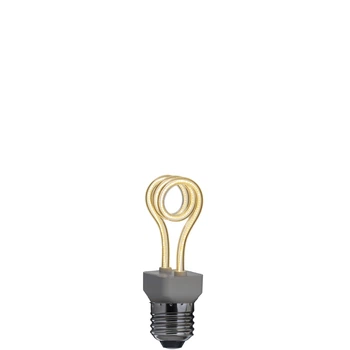 Дизайнерська гнучка LED лампа Flexible U-Tube 100mm YS10 3.5W E27 2200K (T30 (U-трубка 100 мм))