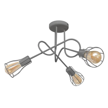 Люстра Oksford Lampshade 3 Gray