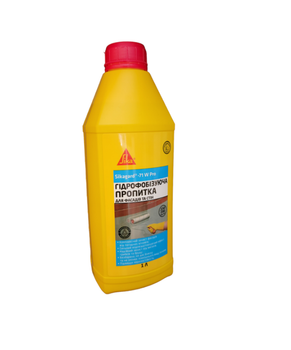 Гидрофобизирующая пропитка водная эмульсия Sika Sikagard 71 W Pro для фасадов и стен на водной основе 1 л