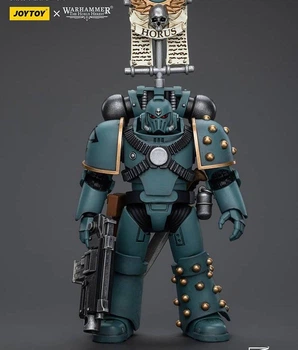 Фігурка warhammer40k JoyToy Sons of Horus MKIV Legionary with Legion Vexilla 1/18