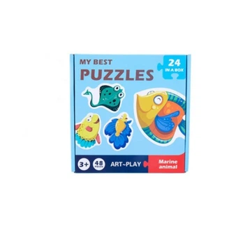 Учебные пазлы My Best Puzzles 48 деталей 24 картинки