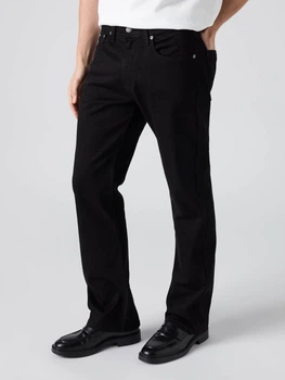 Джинси Slim Fit чоловічі Levi`s 527 Flex Slim Bootcut 372536765 W42L32 Чорні (1162965270)