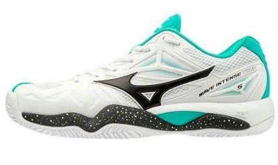 Кроссовки чел. Mizuno Wave Intense Tour 5 Clay court WHITE/BLACK/GREEN (42,5) UK8,5