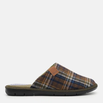 Мужские домашние тапочки с закрытым носком Inblu 91AW0100 40 25 см Темно-зеленые (ROZ6501065304)