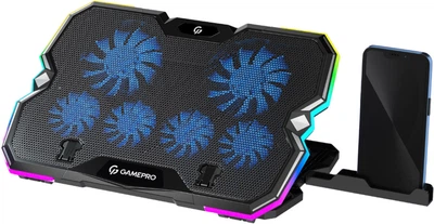 Підставка для охолодження ноутбука Qlab CP870 чорна (8594214660065)
