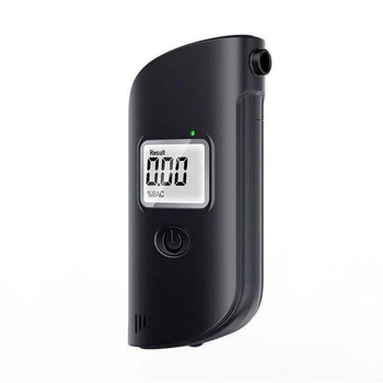 Алкотестер (Алкометр) Digital Alcohol Tester MR689 персональный, с мундштуками Черный