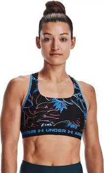Спортивний топ жіночий Under Armour Crossback Mid Blue XL Синій 1365766-422