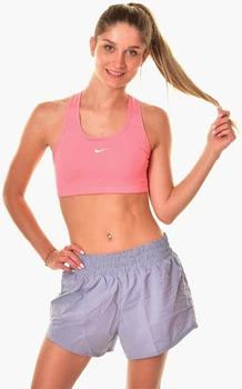 Спортивний топ жіночий Nike Medium-Support 1-Piece Pad Sports Bra L Кораловий BV3636-612