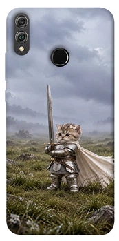 Чехол для Huawei Honor 8X с принтом Knight kitten