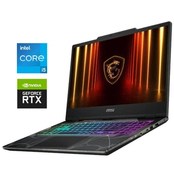 Игровой ноутбук MSI Cyborg 15 B13WEKG / 15.6" (1920x1080) IPS / Intel Core i5-13420H (8 (12) ядер по 2.1 - 4.6 GHz) / 24 GB DDR5 / 512 GB SSD M.2 / nVidia GeForce RTX 5050, 8 GB GDDR7, 128-bit / WebCam