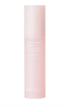 Сонцезахисна есенція для обличчя з колагеном SPF50+ PA++++ Arocell Super Collagen Sun Essence, 30 мл