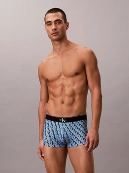 Труси боксери чоловічі Calvin Klein NB4494-2OT(Stepping Logo Gulf Blue) M Блакитний (199156224306)