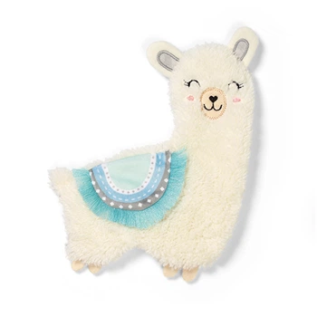 Мягкая шуршащая игрушка для новорожденных Лама Лулу 16×23 см BabyOno 1557/02 голубой