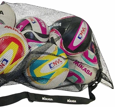 Siatka na piłki Mikasa MBB2 Czarna (4907225182558)