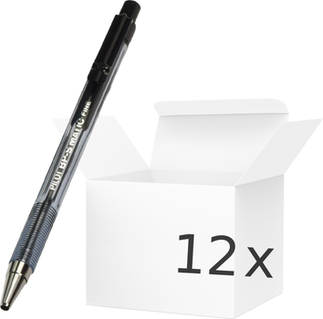 Набір ручок Pilot BP-S-Matic 0.7 мм 12 шт Black (4902505106446)