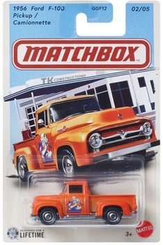 Колекційна машинка Mattel Matchbox 1956 Ford F-100 Pickup 1:64 (GGF12/JJR46) (0194735340675)