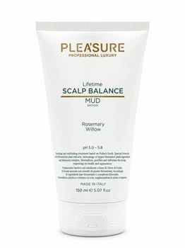 PLEASURE Маска-глина для жирної шкіри голови SCALP BALANCE MUD 150 мл