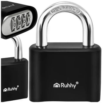 Кодовый замок Ruhhy 27646 стальной навесной 4 цифры
