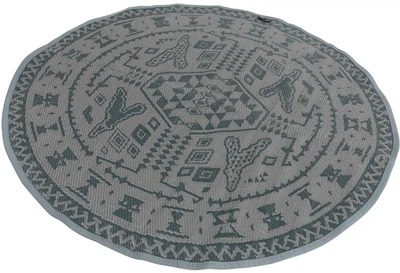 Коврик для пикника Easy Camp Bilberry Round Carpet 150 см Серый (180139) (932254)