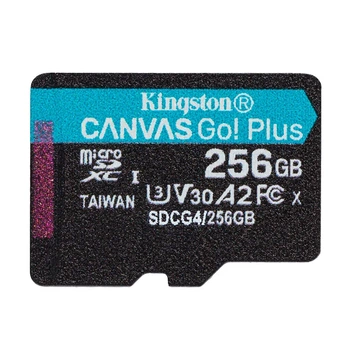 Карта пам'яті Kingston Canvas Go Plus microSDXC 256 GB UHS-I U3 A2 V30