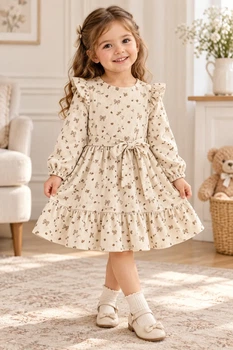 Сукня вельветова Little Bloom бежевий 92 см