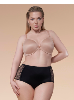 Трусики сліпи високі JULIMEX OPAL MAXI чорний 2XL (9511)
