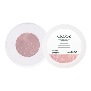 Crooz Рідкий полігель Liquid Polygel №022 30 мл (Shimmer 3)