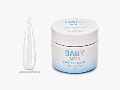 Жидкий гель для наращивания BABY Moon Liquid Builder Gel №03, 15 мл