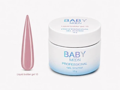 Жидкий гель для наращивания BABY Moon Liquid Builder Gel №10, 15 мл