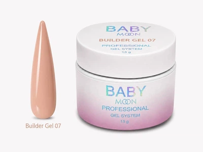 Гель для наращивания моделирующий BABY Moon Builder Gel №07, 15 мл