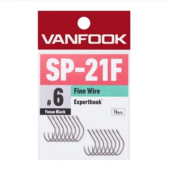 Крючок Vanfook SP-21F одинарный тонкий провод PTFE #6 16 шт